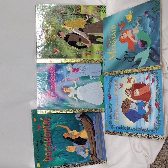 A Little Golden Book Disney Princess Classic Storybook Bundle Of 5 Books - Picture 1 of 14